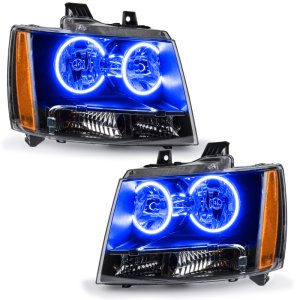 Chevrolet Avalanche Headlight Assemblies - ORACLE Lighting - SMD Pre-Assembled - Blue - `07-`13